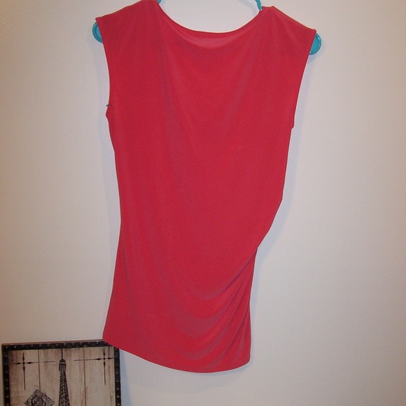 VINCE CAMUTO JERSEY ROUCHED TUNIC TOP S - Picture 2 of 2